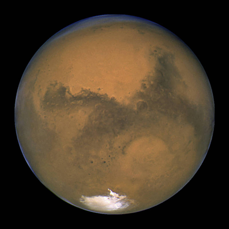 火星探索新发现!南极地表下可能蕴藏盐水池