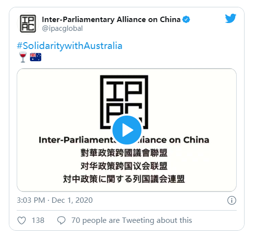 抗衡中国威胁!多国联合发声:「请购买澳洲葡萄酒!」