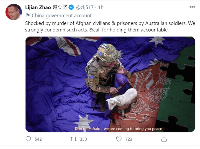 推特拒绝删除赵立坚推文仅把争议图片标记为 敏感 有吧新闻